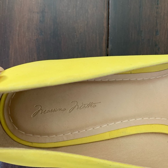 Massimo Matteo yellow pointed shoes - Picture 2 of 4